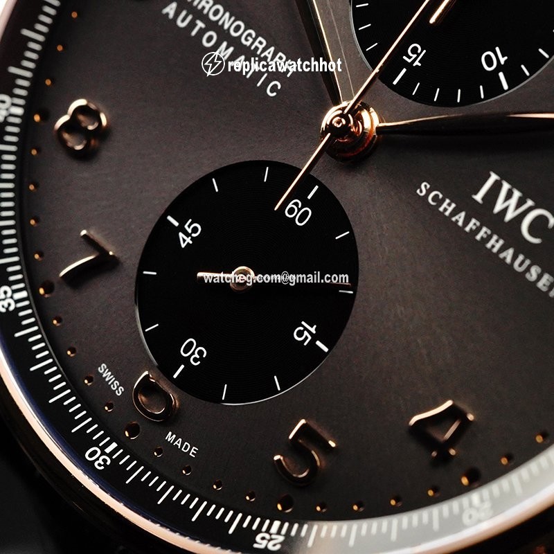 IWC Portuguese Chronograph Mens watch Unisex Rose gold IW3714-82 5