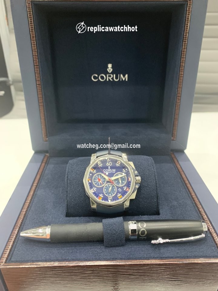 Corum Admirals Cup Challenger Mens watch Unisex Automatic Steel 984.970.47 F371 PN34 5