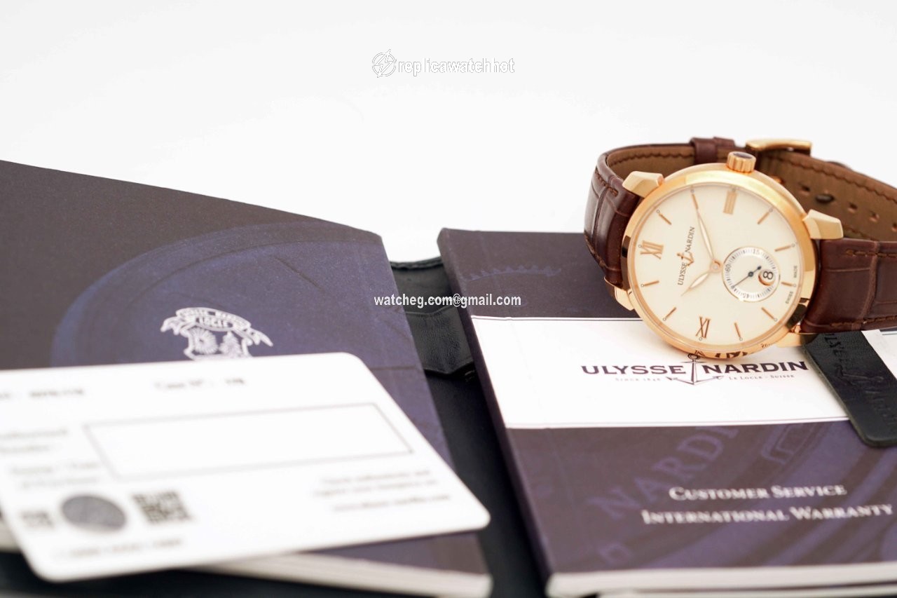 Ulysse Nardin Classic Mens watch Unisex Automatic Rose gold 8276-119-2 31 5