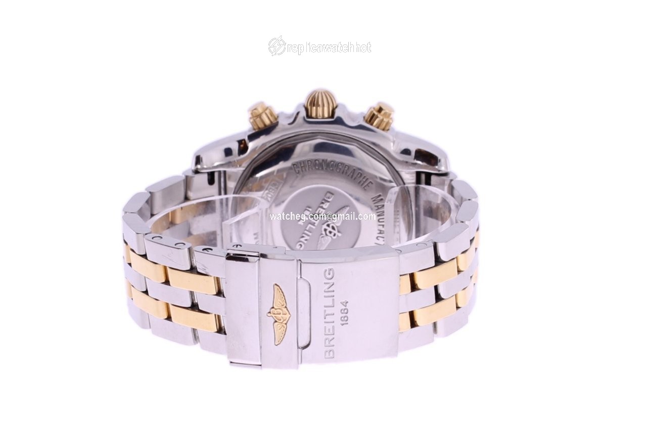 Breitling Chronomat 44 GMT Mens watch Unisex Automatic Gold Steel CB042012.BB86.375C 5