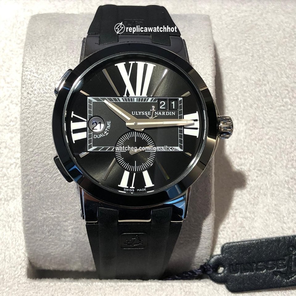 Ulysse Nardin Executive Dual Time Mens watch Unisex Automatic Steel 243-00 421 5