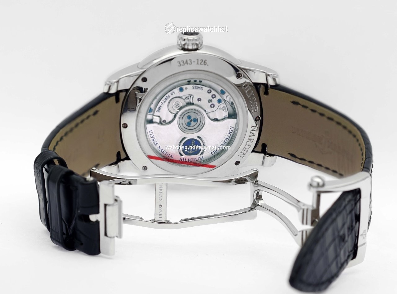 Ulysse Nardin Dual Time Mens watch Unisex Automatic Steel U3343-126 91 5