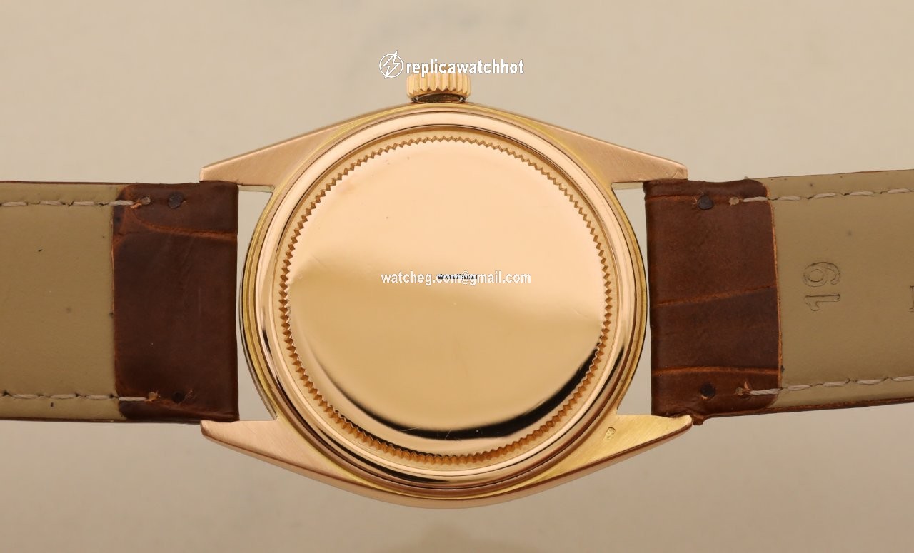 Rolex Oyster Mens watch Unisex Red gold Manual winding 6512 5