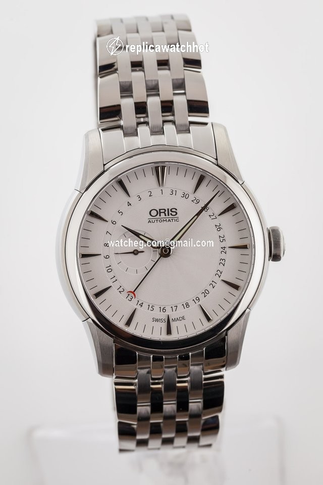 Oris Artelier Small Second Mens watch Unisex Automatic Steel 01 744 7665 4051-07 8 22 77 5