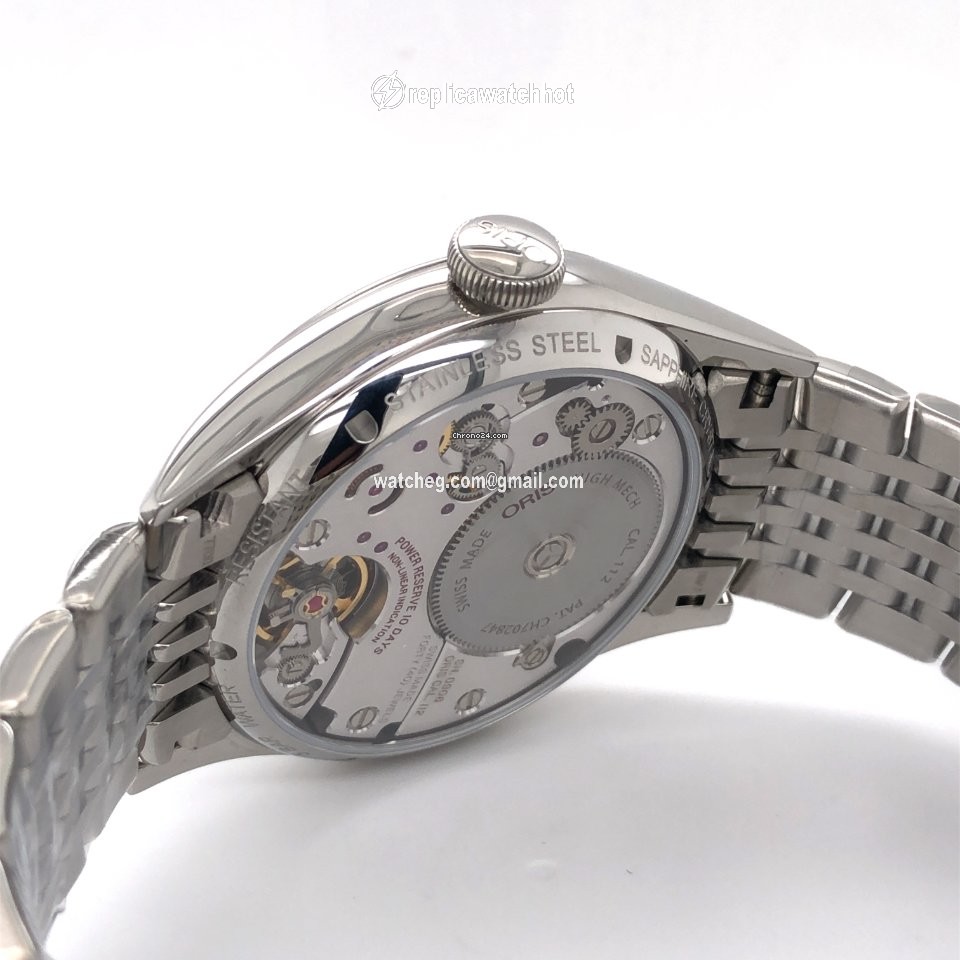 Oris Artelier Calibre 112 Mens watch Unisex Manual winding Steel 01 112 7726 4055-Set 1 23 72FC 5