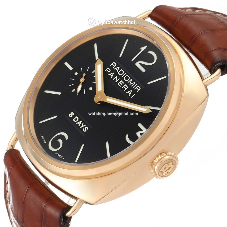 Panerai Radiomir 8 Days Mens watch Unisex Manual winding Rose gold PAM00197 5