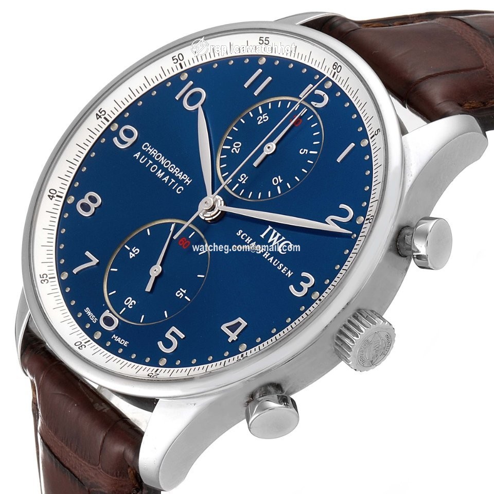 IWC Portuguese Chronograph Mens watch Unisex Automatic Steel IW371432 5