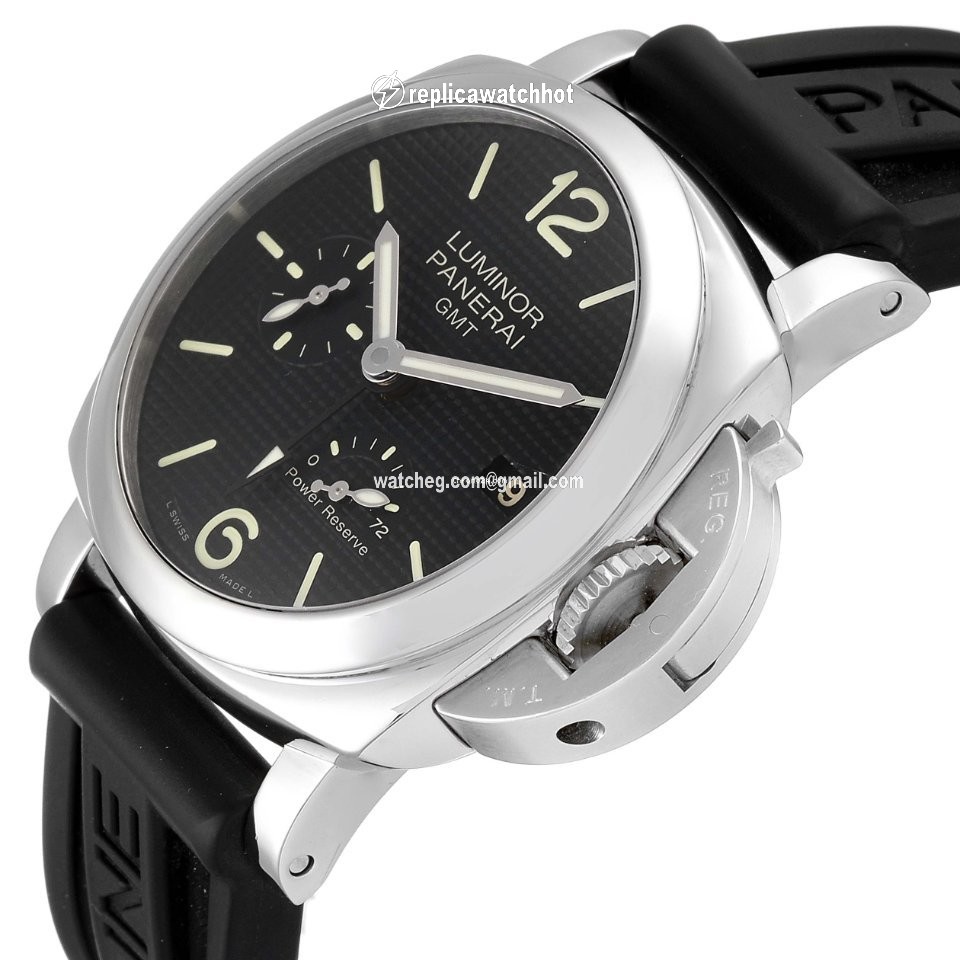 Panerai Luminor 1950 3 Days GMT Power Reserve Automatic Mens watch Unisex Automatic Steel PAM00537 5