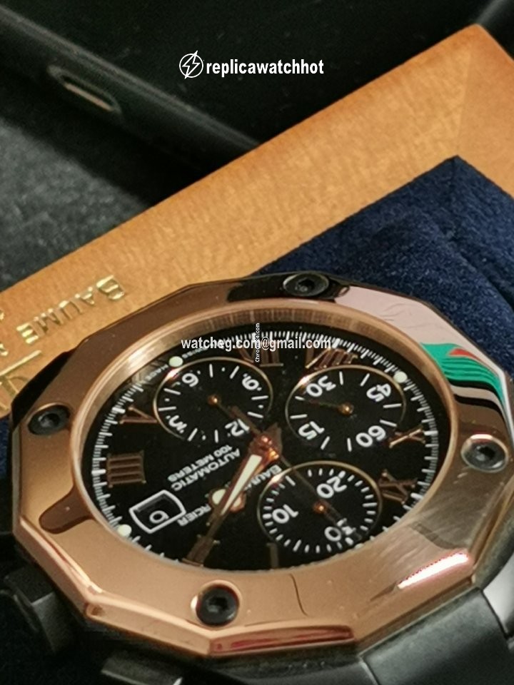 Baume & Mercier Riviera Mens watch Unisex Automatic Rose gold 8712 5