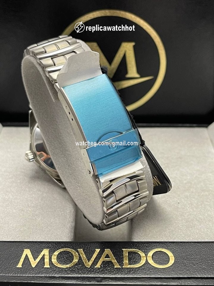 Movado Kingmatic Mens watch Unisex Automatic Steel 84-D7-867 ser. 3723222 5