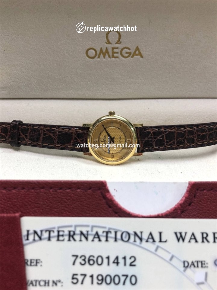 Omega De Ville Womens watch Quartz Yellow gold 7360.14.12 5