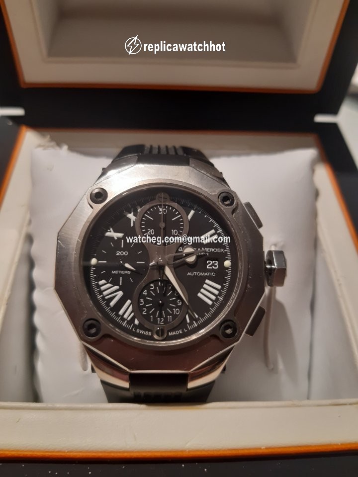 Baume & Mercier Riviera Mens watch Unisex Automatic Steel 65605 chrono xxl 5