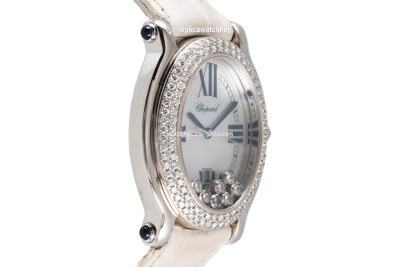Chopard Happy Sport Womens watch Quartz White gold 27 7012-23 5