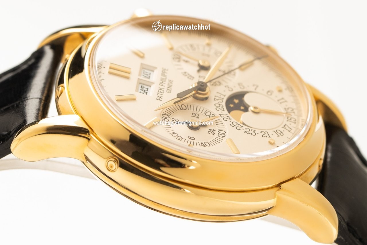 Patek Philippe Perpetual Calendar Chronograph Mens watch Unisex Manual winding Yellow gold 3971 5