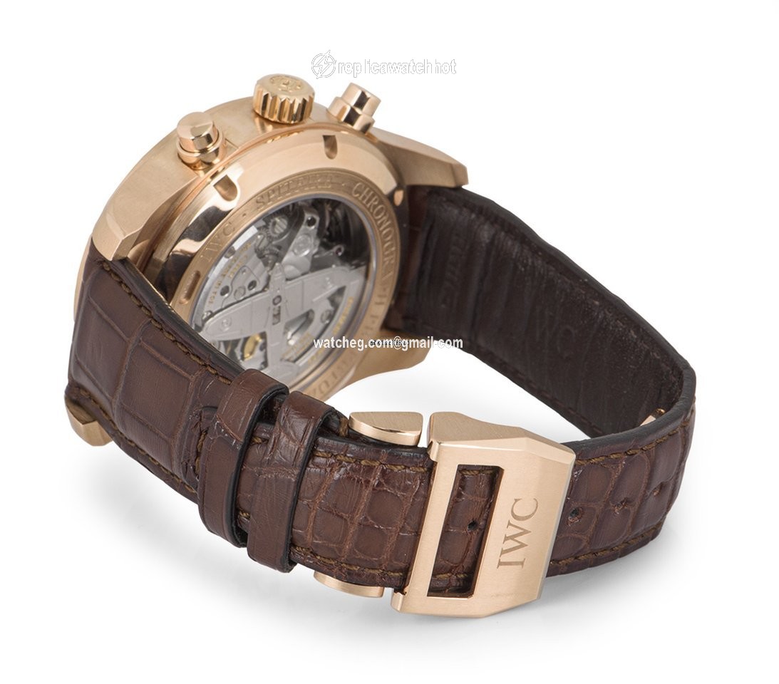 IWC Pilot Spitfire Perpetual Calendar Digital Date-Month Mens watch Unisex Automatic Rose gold IW379105 5