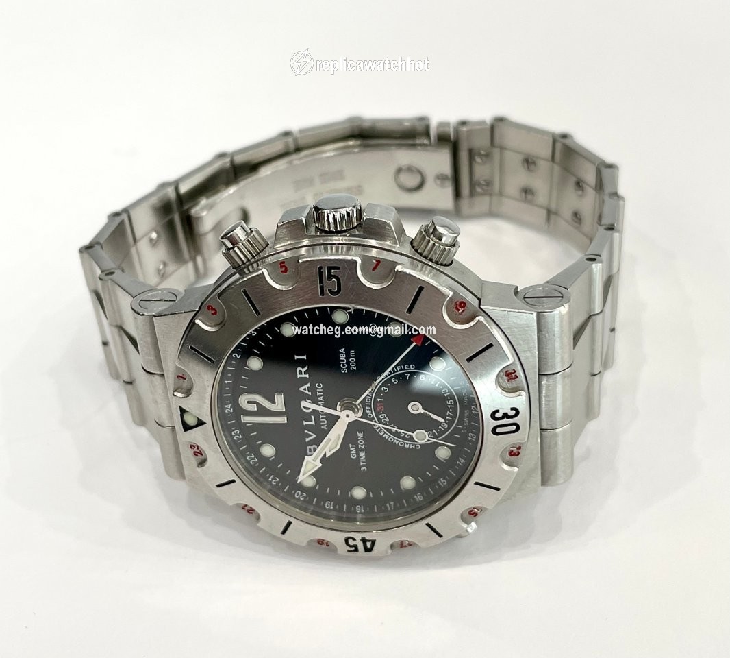 Bulgari Diagono Mens watch Unisex Automatic Steel SD38SGMT 5