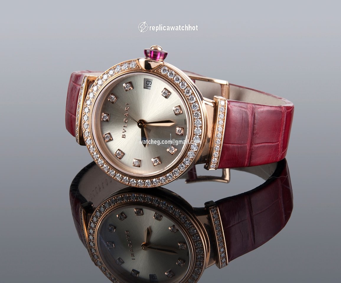Bulgari Lucea Womens watch Automatic Rose gold LU P 33 G 5