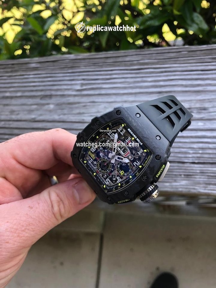 Richard Mille RM 011 Mens watch Unisex Automatic Carbon RM 11-03 NTPT 5