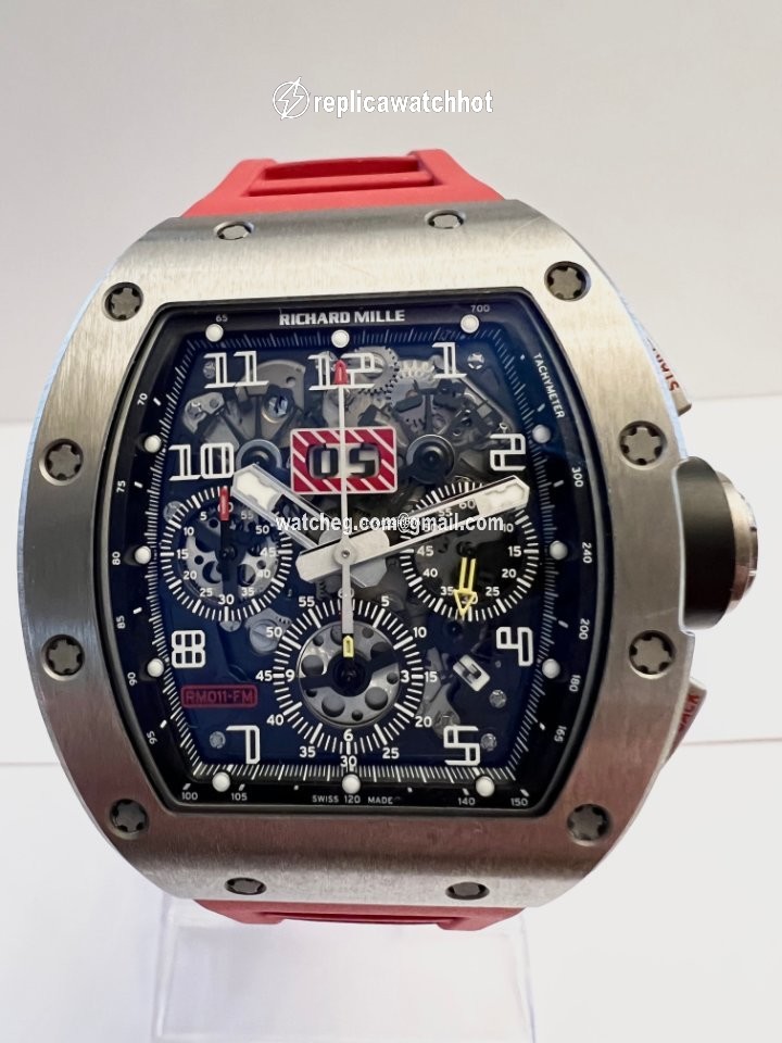 Richard Mille RM 011 Mens watch Unisex Automatic Titanium RM11 Chronograph 5