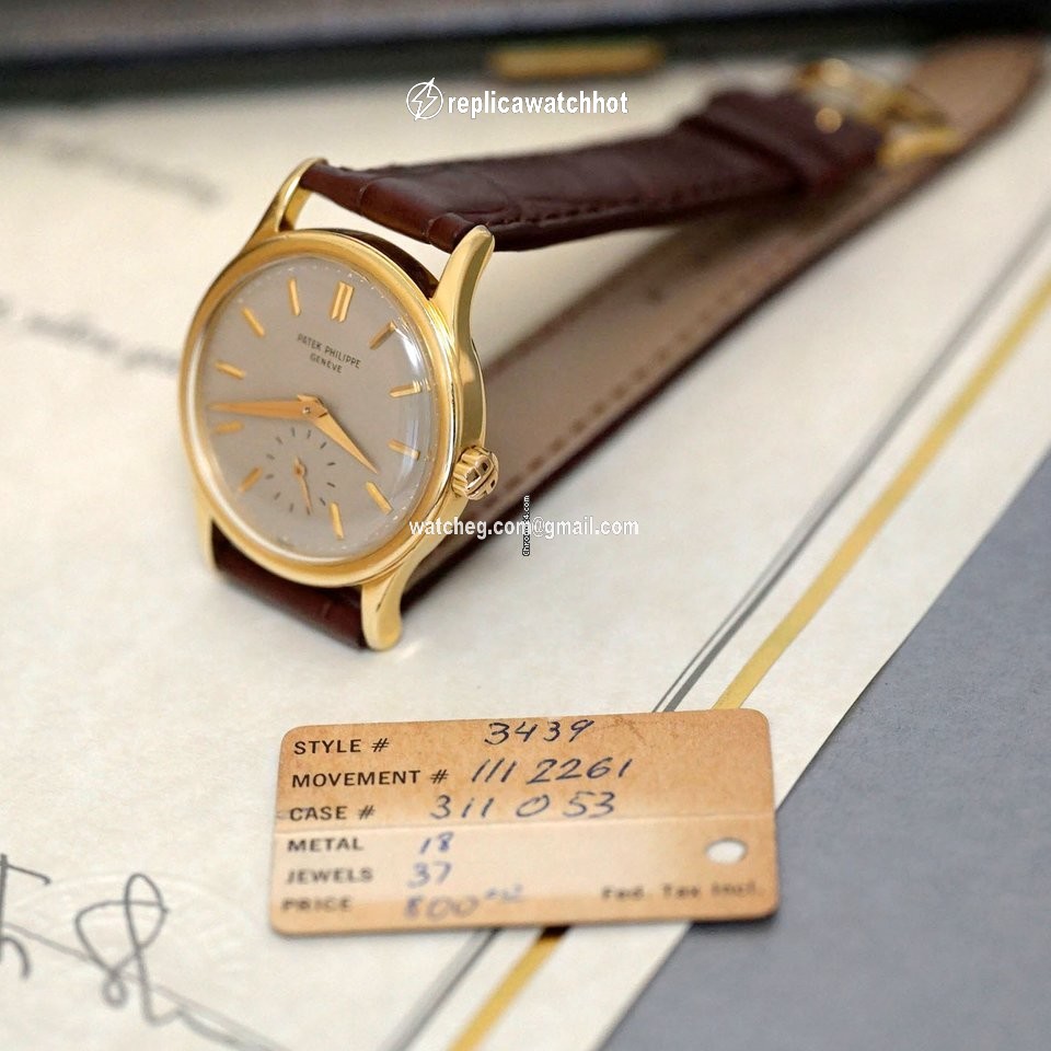 Patek Philippe Calatrava Mens watch Unisex Automatic Yellow gold 3439 5