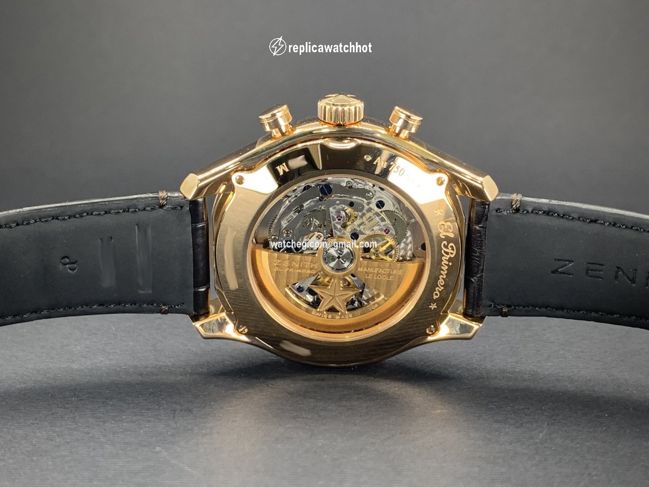 Zenith El Primero Tourbillon Automatic Rose gold 18.2280.4035 01.C713 5