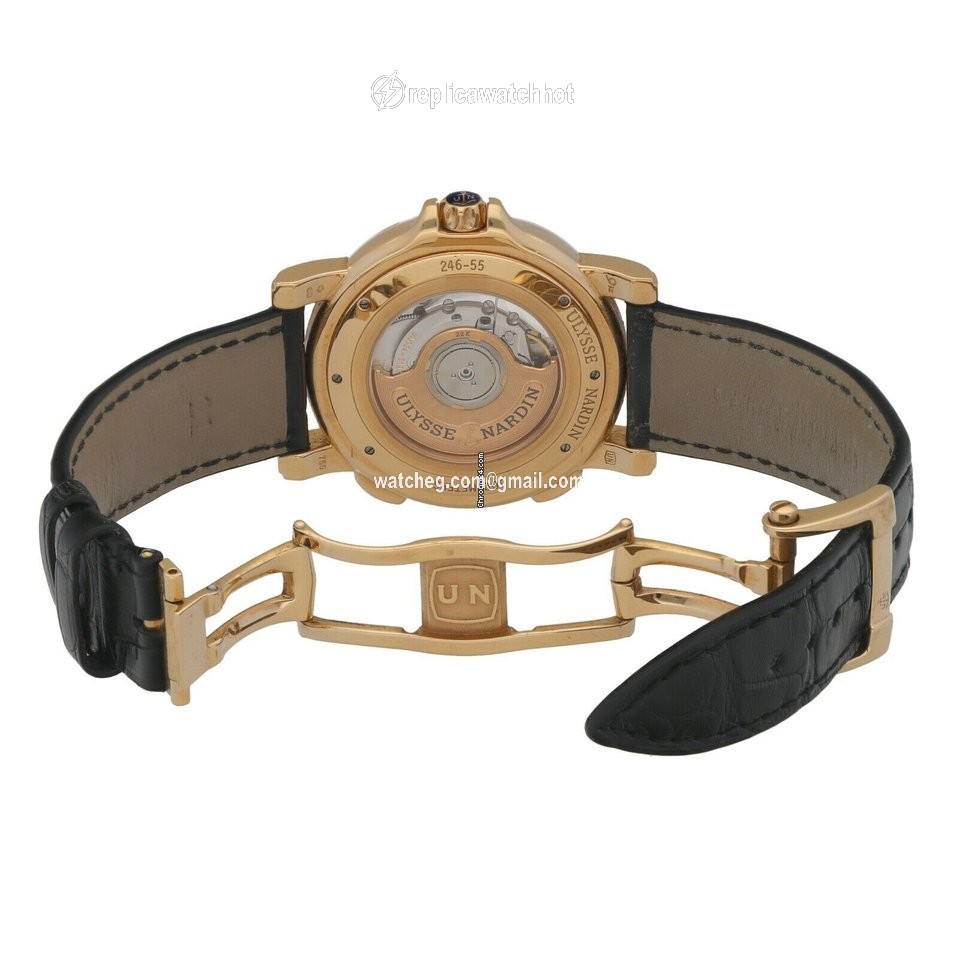 Ulysse Nardin Dual Time Mens watch Unisex Automatic Yellow gold 246-55 5