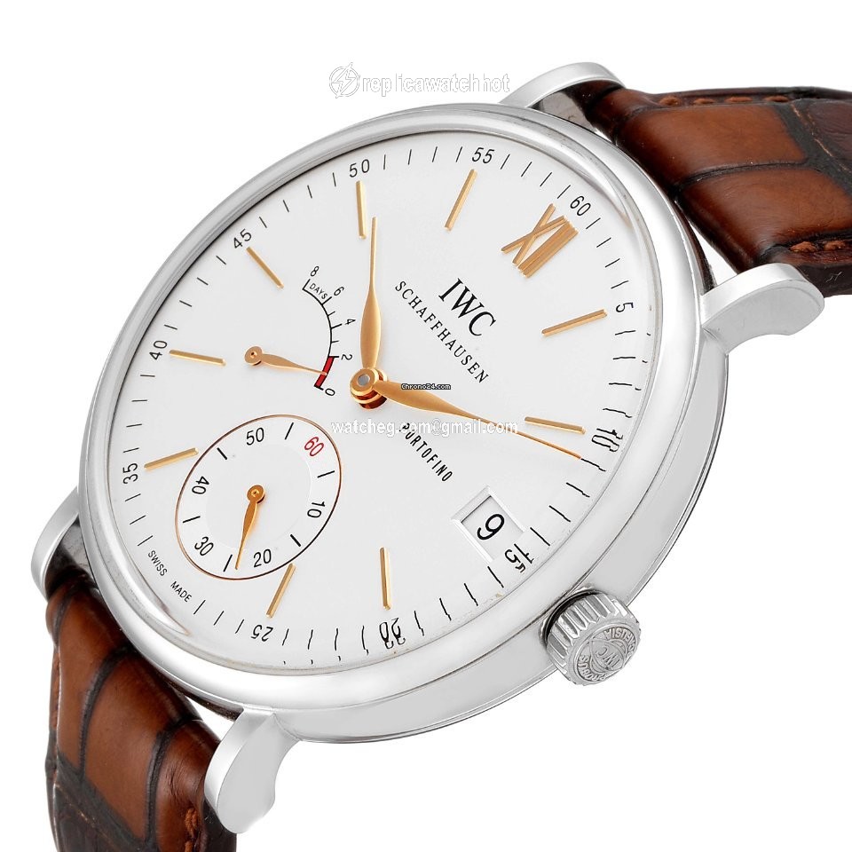 IWC Portofino Hand-Wound Mens watch Unisex Manual winding Steel IW510103 5