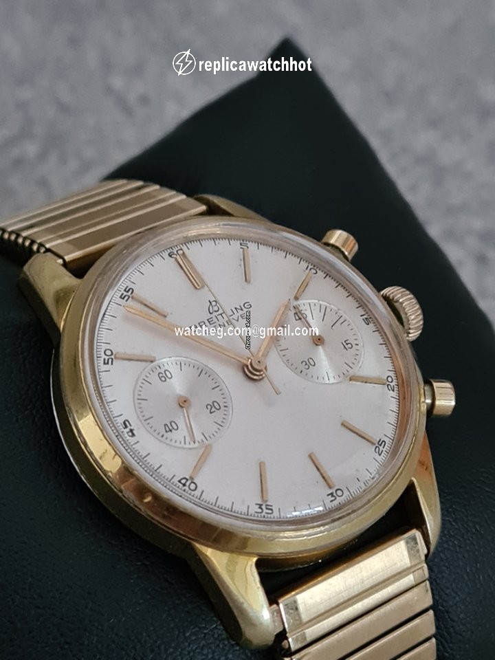 Breitling Mens watch Unisex Manual winding Gold Steel 1191 5
