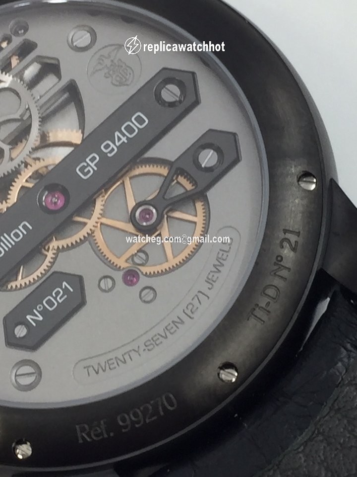 Girard Perregaux Bridges Mens watch Unisex Automatic Titanium 99270-21-000-BA6A 5