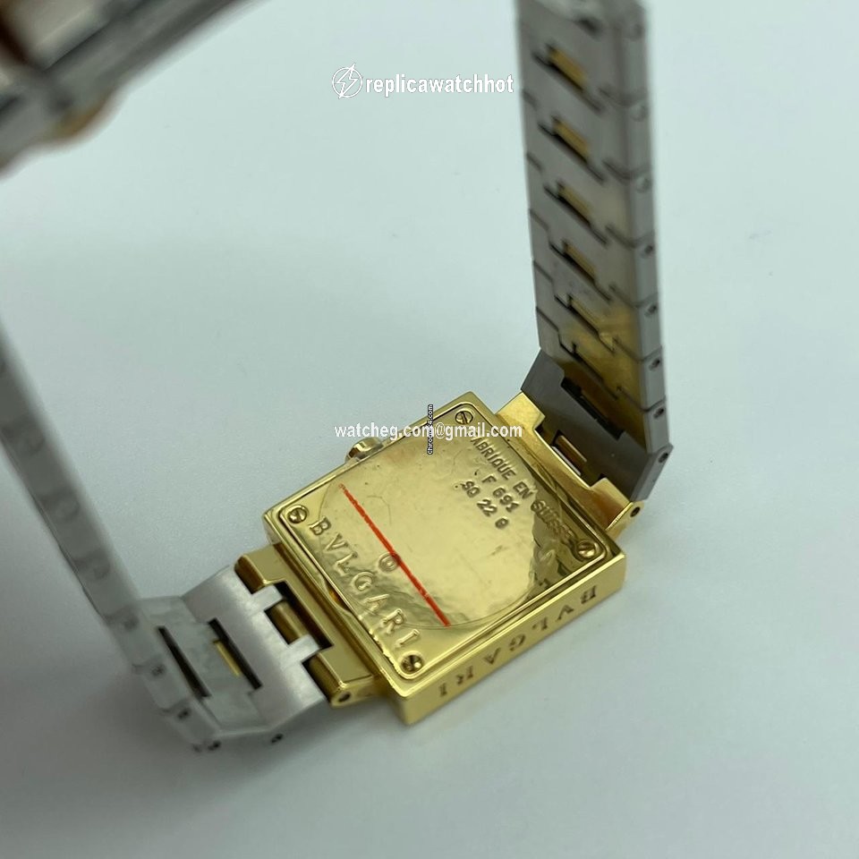 Bulgari Quadrato Womens watch Quartz Yellow gold SQ22G 5