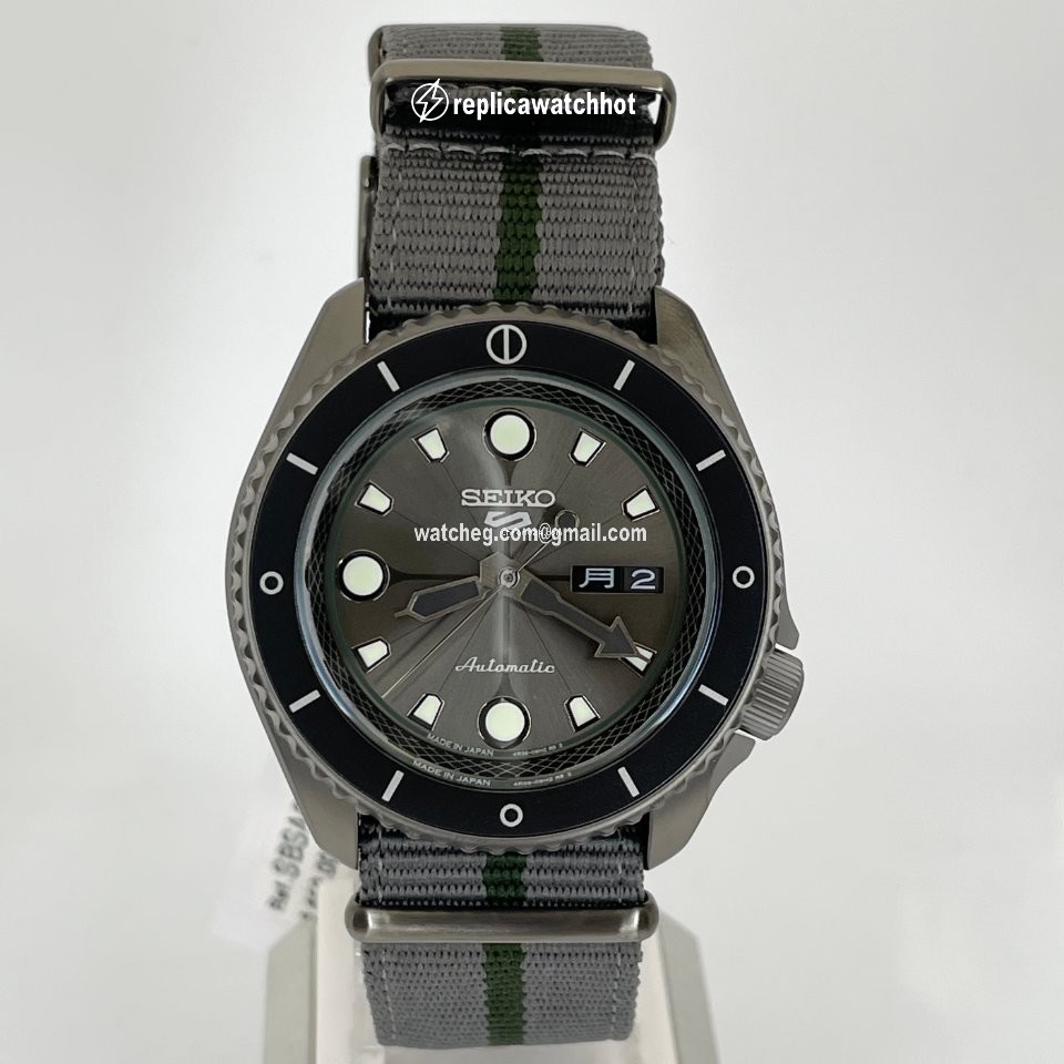 Seiko 5 Sports Mens watch Unisex Automatic Steel SBSA097 5