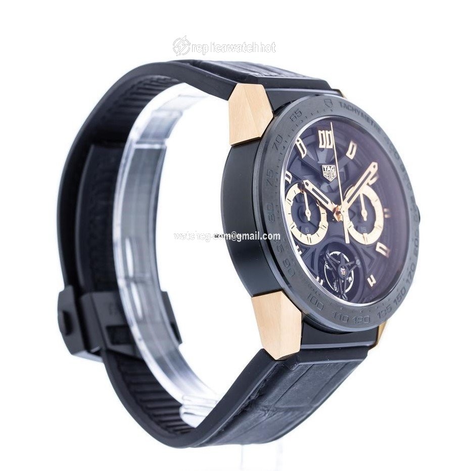 TAG Heuer Carrera Heuer-02T Mens watch Unisex Automatic Titanium CAR5A5Y.FC6377 5