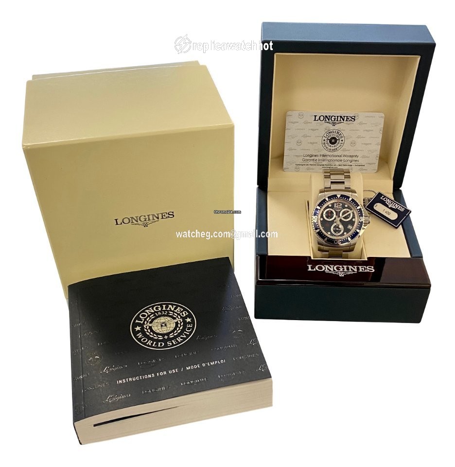 Longines HydroConquest Mens watch Unisex Quartz Steel L38434966 5
