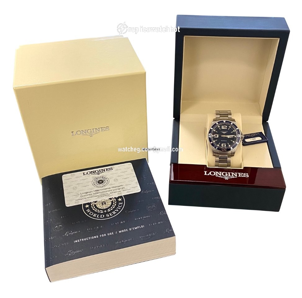 Longines HydroConquest Mens watch Unisex Quartz Steel L3.640.4.96.6 5
