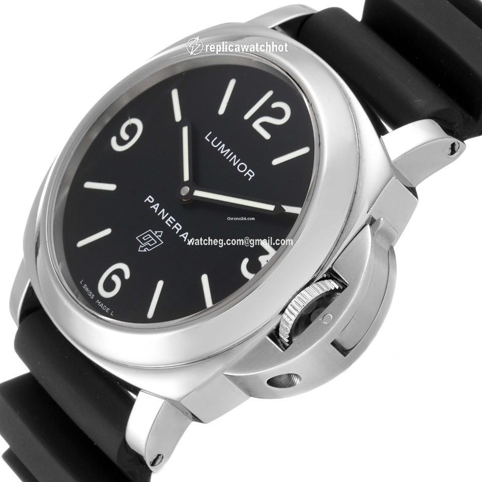 Panerai Luminor Base Logo Mens watch Unisex Manual winding Steel PAM00000 5