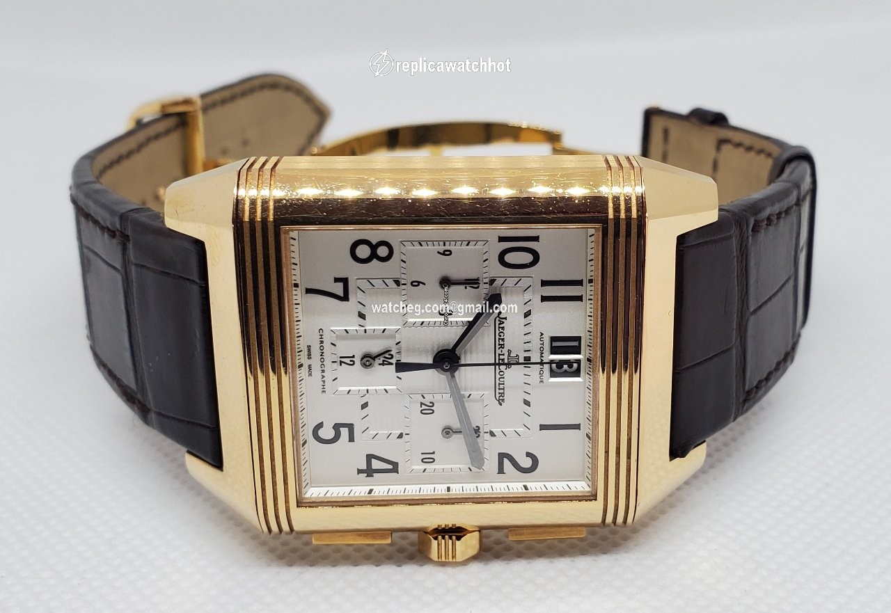 Jaeger-LeCoultre Reverso Squadra Chronograph GMT Mens watch Unisex Automatic Yellow gold 230.2.45 5