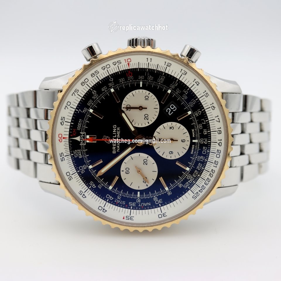 Breitling Navitimer 01 (46 MM) Mens watch Unisex Automatic Gold Steel UB0127211B1A1 5