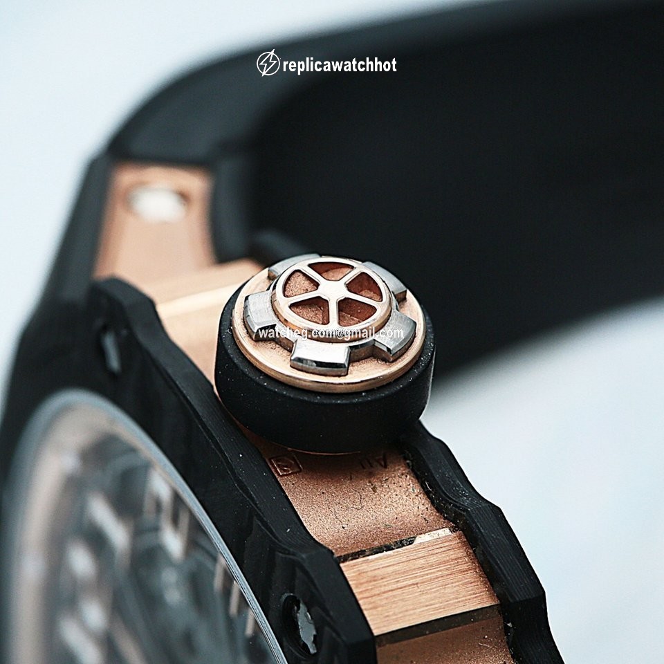 Richard Mille Mens watch Unisex Automatic Rose gold 33-02 5