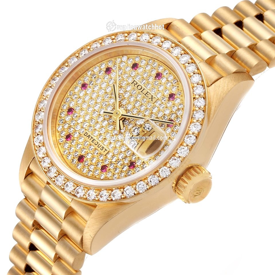 Rolex Lady-Datejust Womens watch Yellow gold Automatic 69138 5