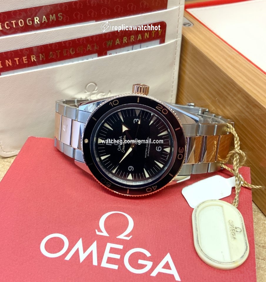 Omega Seamaster 300 Mens watch Unisex Automatic Gold Steel 233.20.41.21.01.001 5