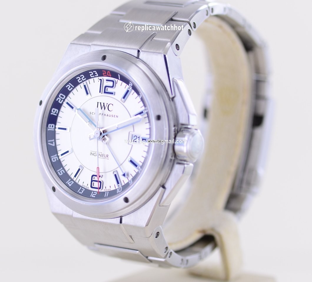 IWC Ingenieur Dual Time Mens watch Unisex Automatic Steel IW324404 5