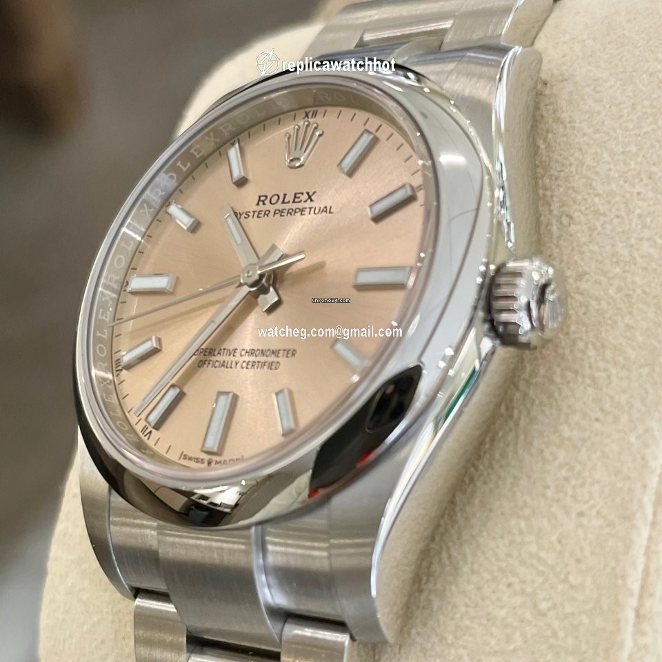 Rolex Oyster Perpetual 34 Mens watch Unisex Steel 124200-0004 5