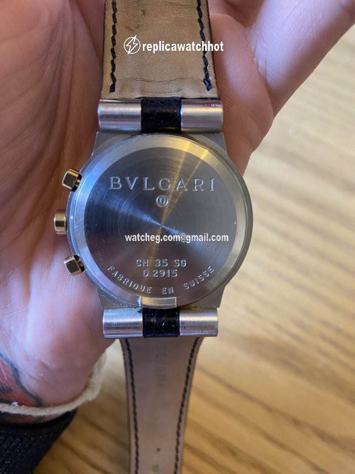 Bulgari Diagono Mens watch Unisex Manual winding Gold Steel CH 35 SG 5