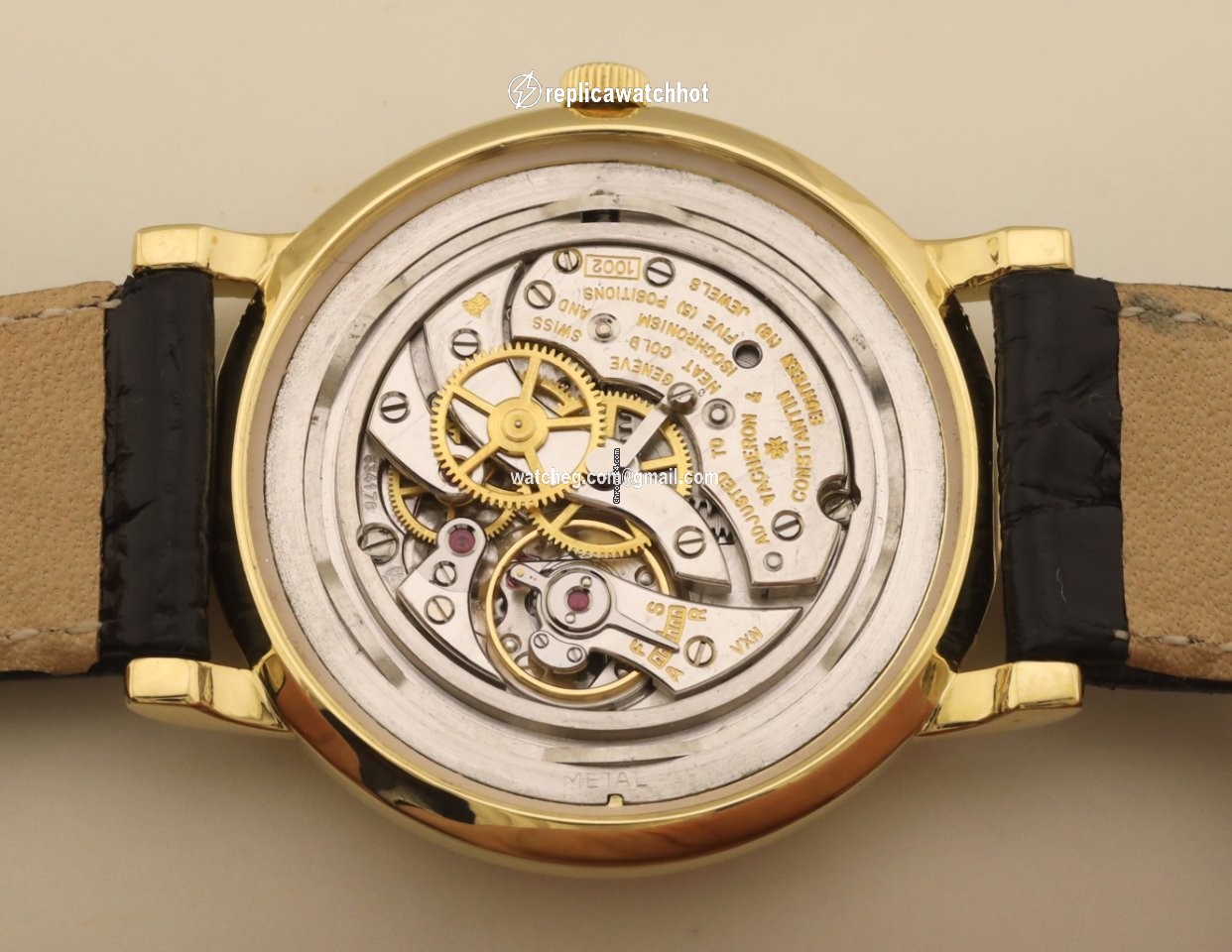 Vacheron Constantin Patrimony Mens watch Unisex Manual winding Yellow gold 6044 5