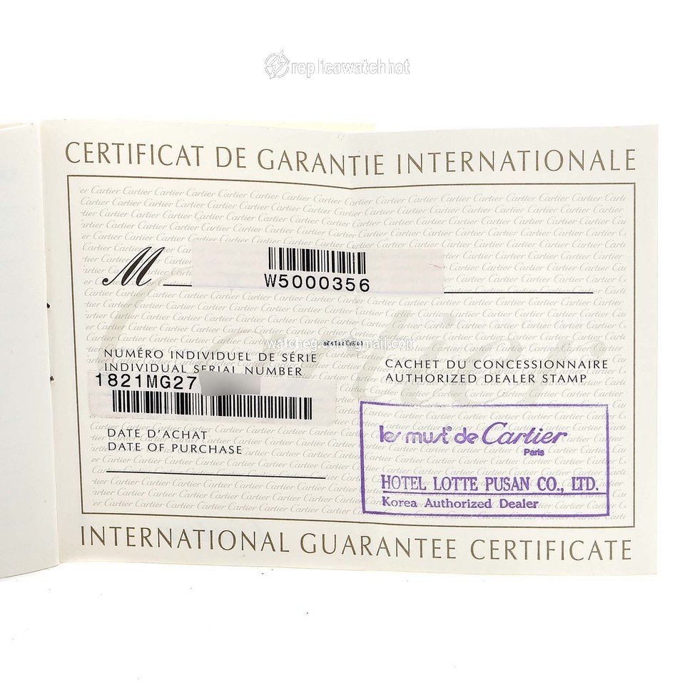 Cartier Tank Francaise Womens watch Quartz Yellow gold W5000356 5