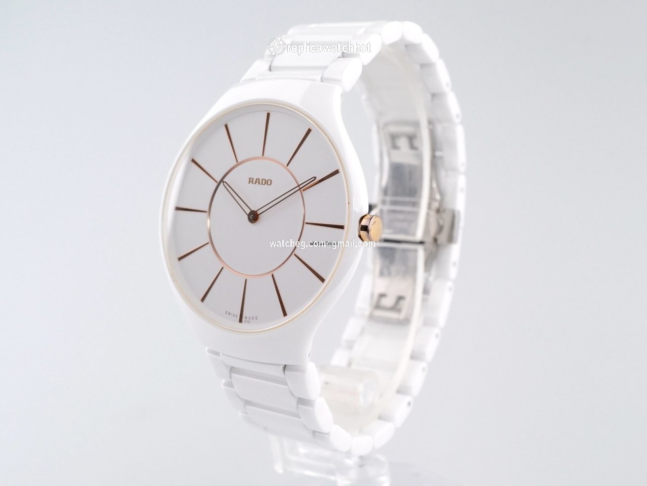Rado True Thinline Womens watch Quartz Ceramic R27957102 5