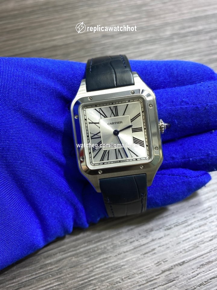 Cartier Santos Dumont Mens watch Unisex Quartz Steel WSSA0022 5