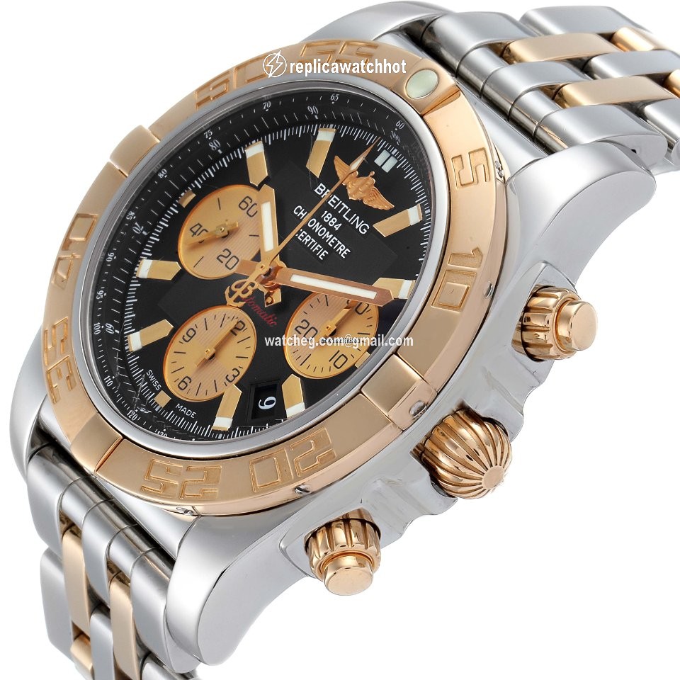 Breitling Mens watch Unisex Automatic Gold Steel CB011012 5