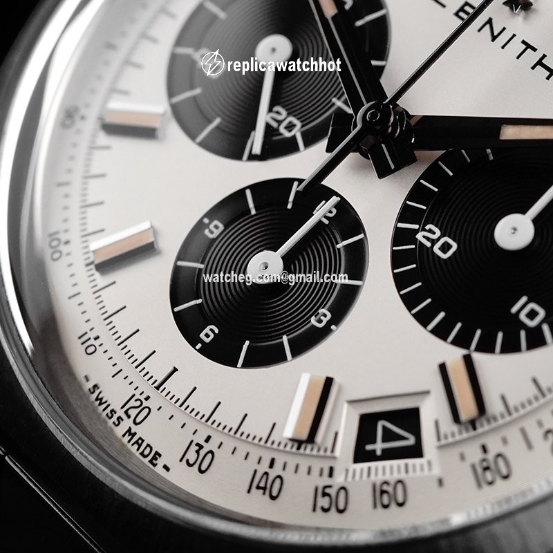 Zenith El Primero Mens watch Unisex Steel 03.L384-2.400 07.M384 5