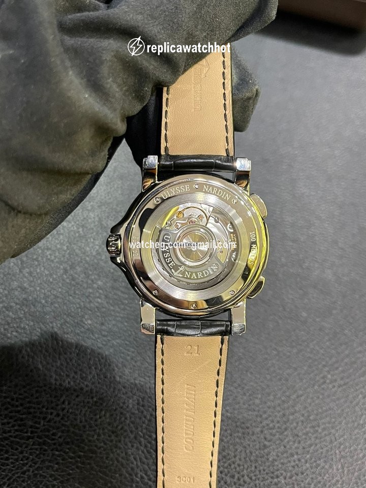Ulysse Nardin Dual Time Womens watch Automatic Steel 243-55B 92 5